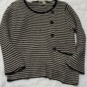 Habitat Black and White Knit Sweater